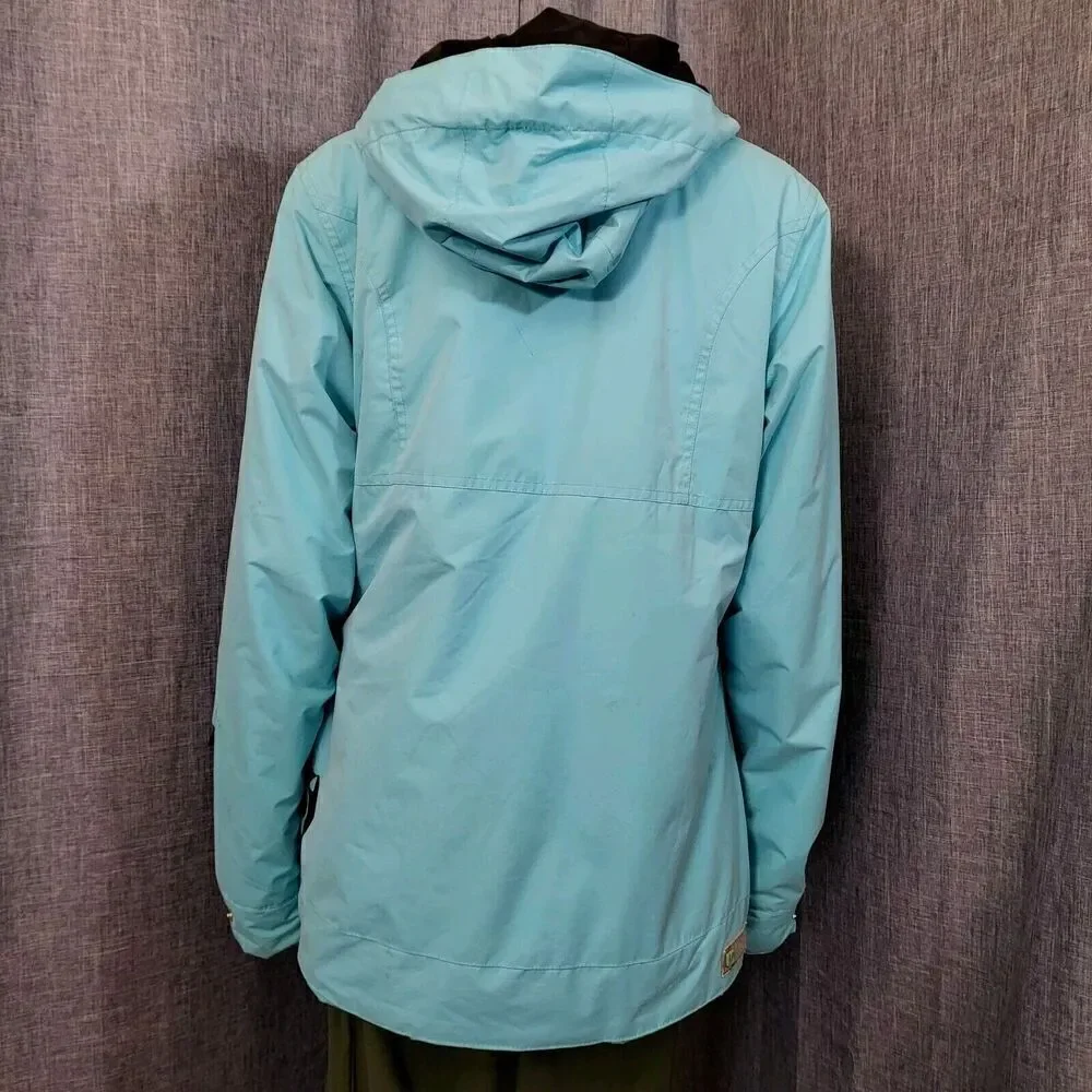 BURTON Mutiny DryRide Insulated Snowboard Jacket Aqua Blue Teen Girl's L